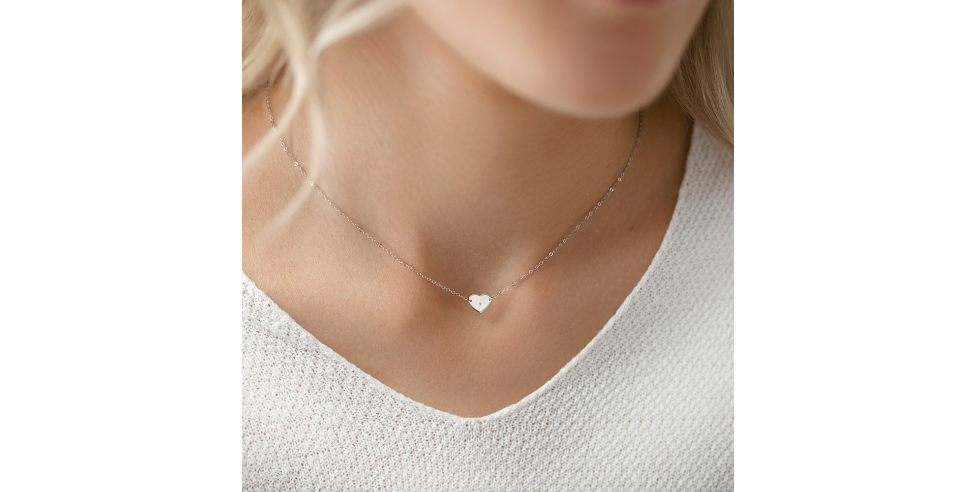 Diamond necklace My Love