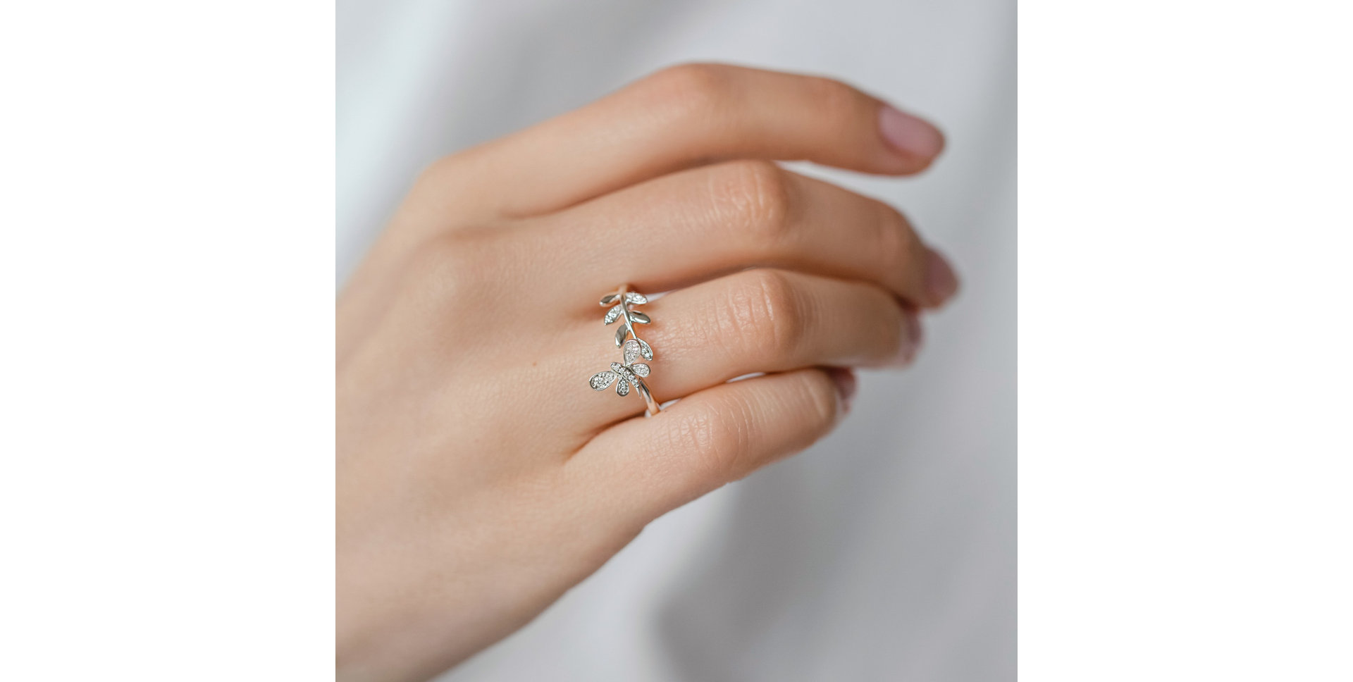 Diamond ring Butterfly