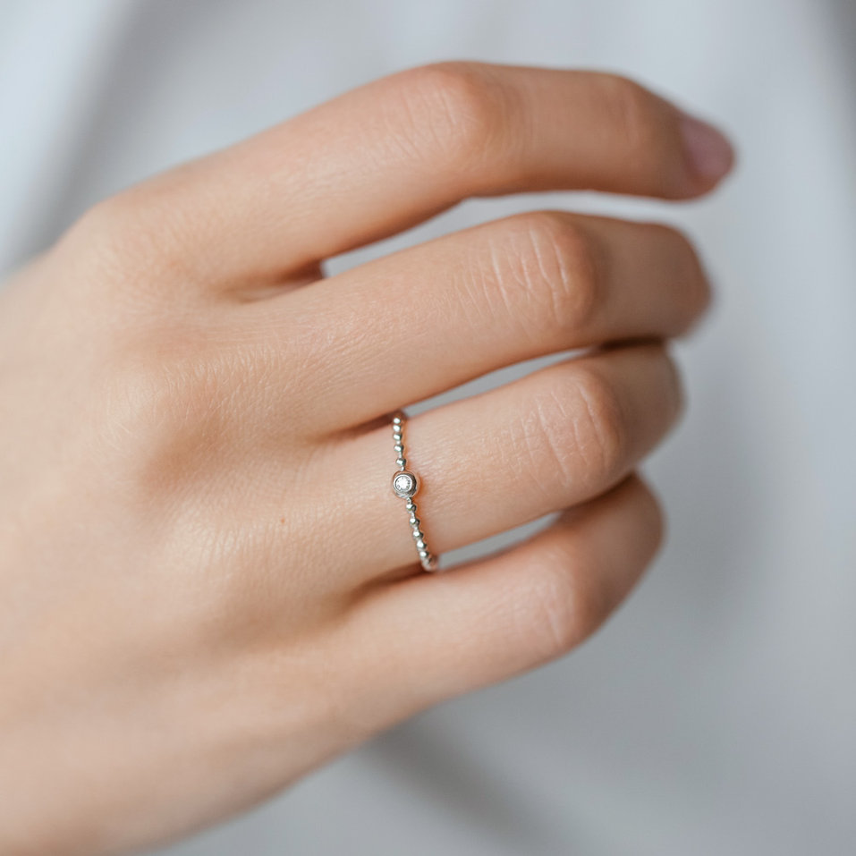 Diamond ring Bubble Kiss