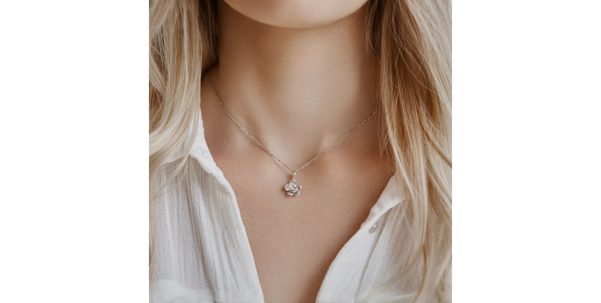 Diamond pendant Laurence Rosa