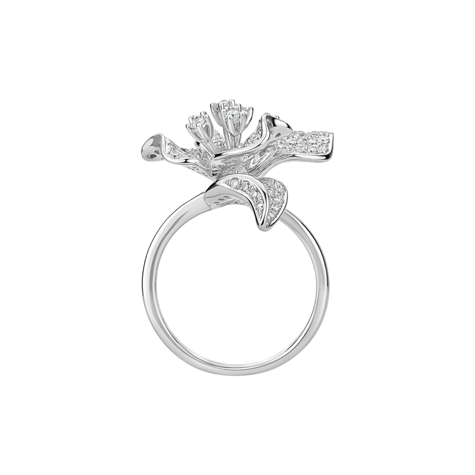 Diamond ring Orchid Wish