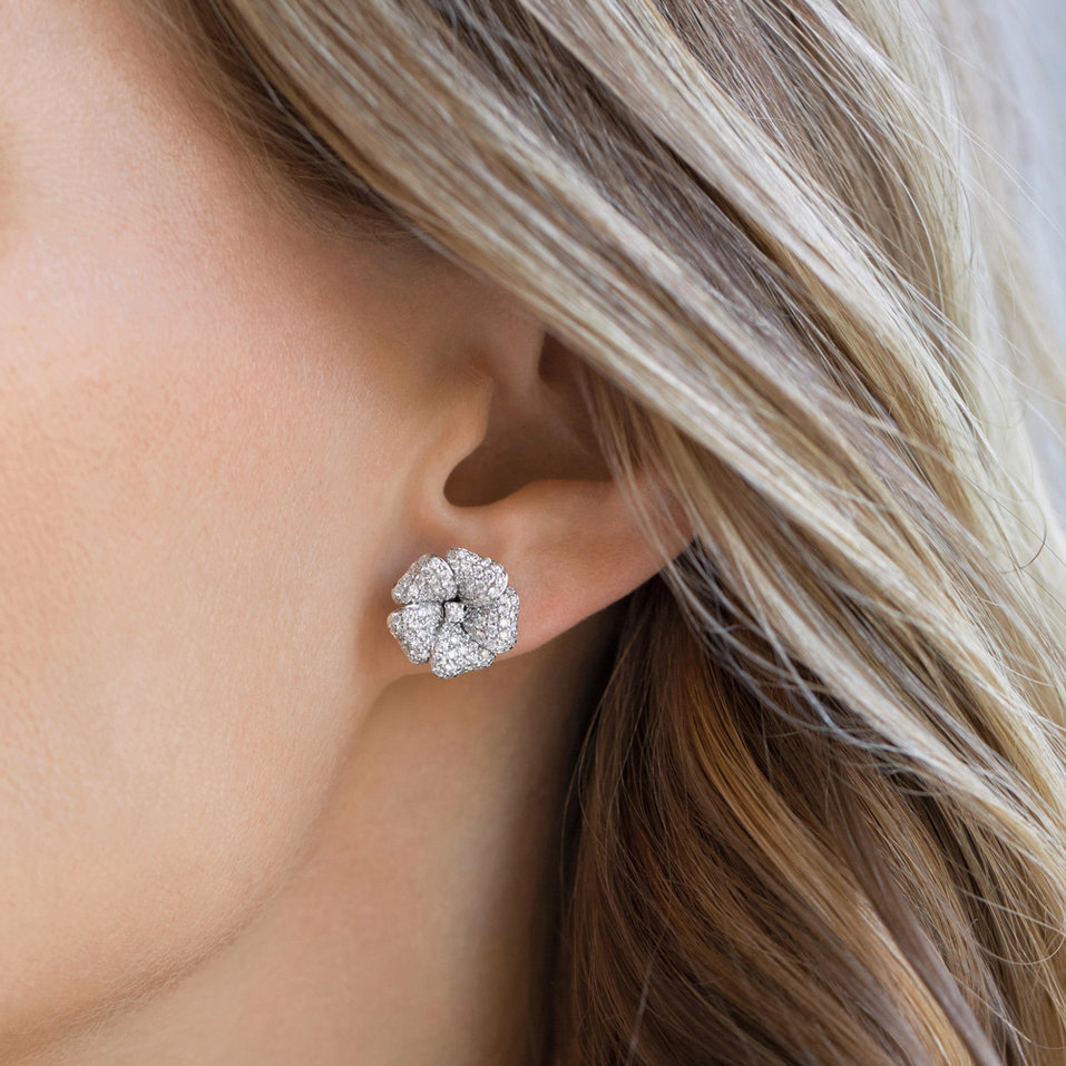 Diamond earrings Fun Flower