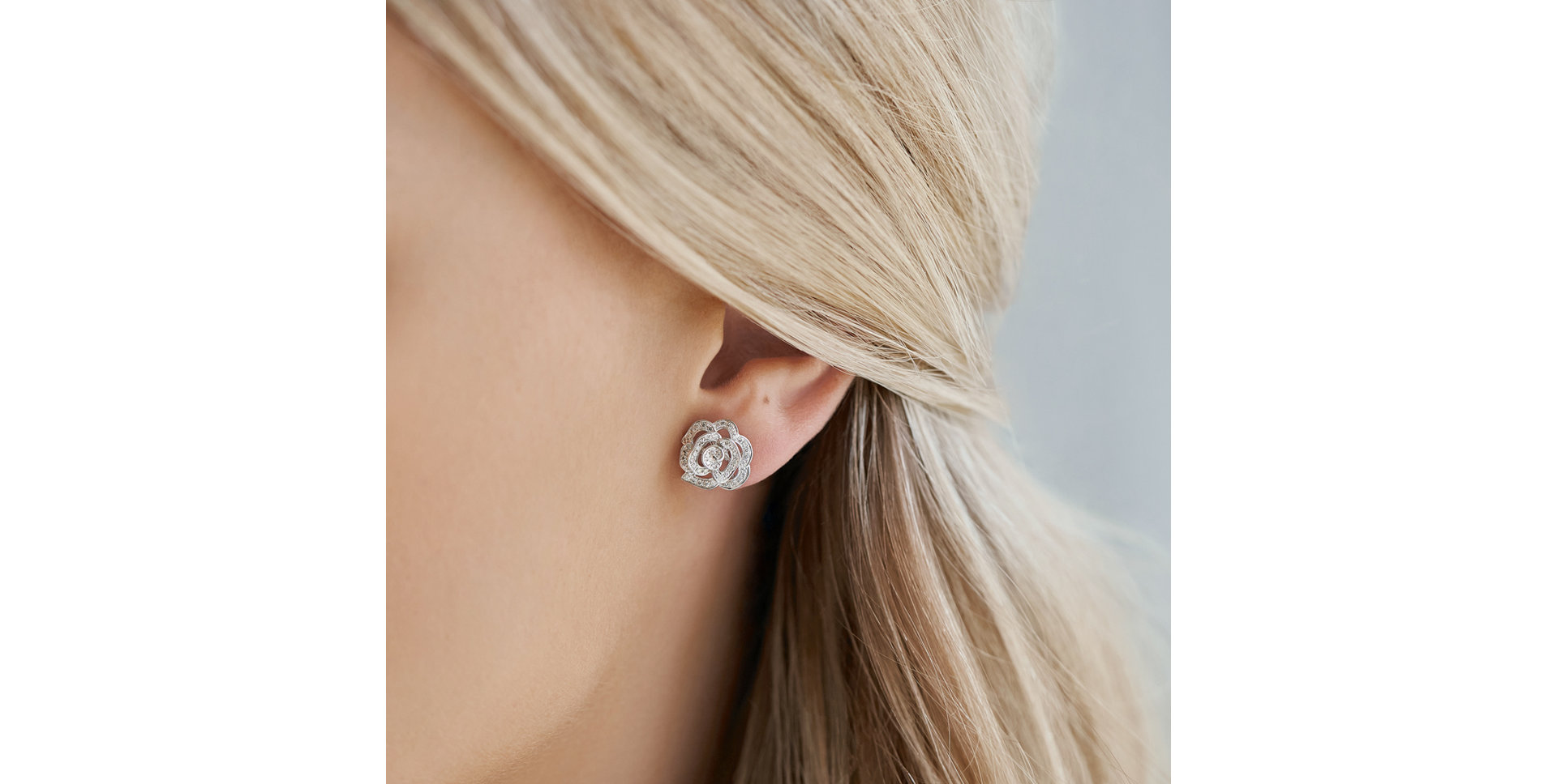 Diamond earrings Rose Spirit