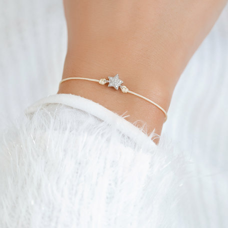 Diamond bracelet Star Message