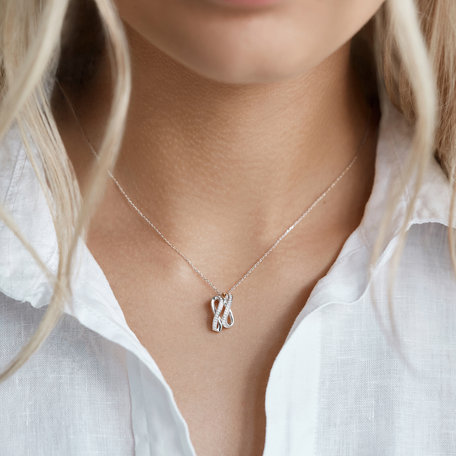 Diamond pendant Couple of Lovers