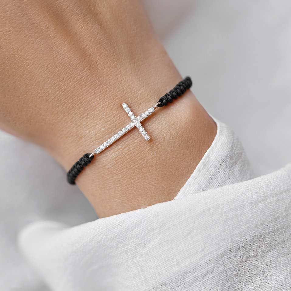 Bracelet with diamonds Angel Message