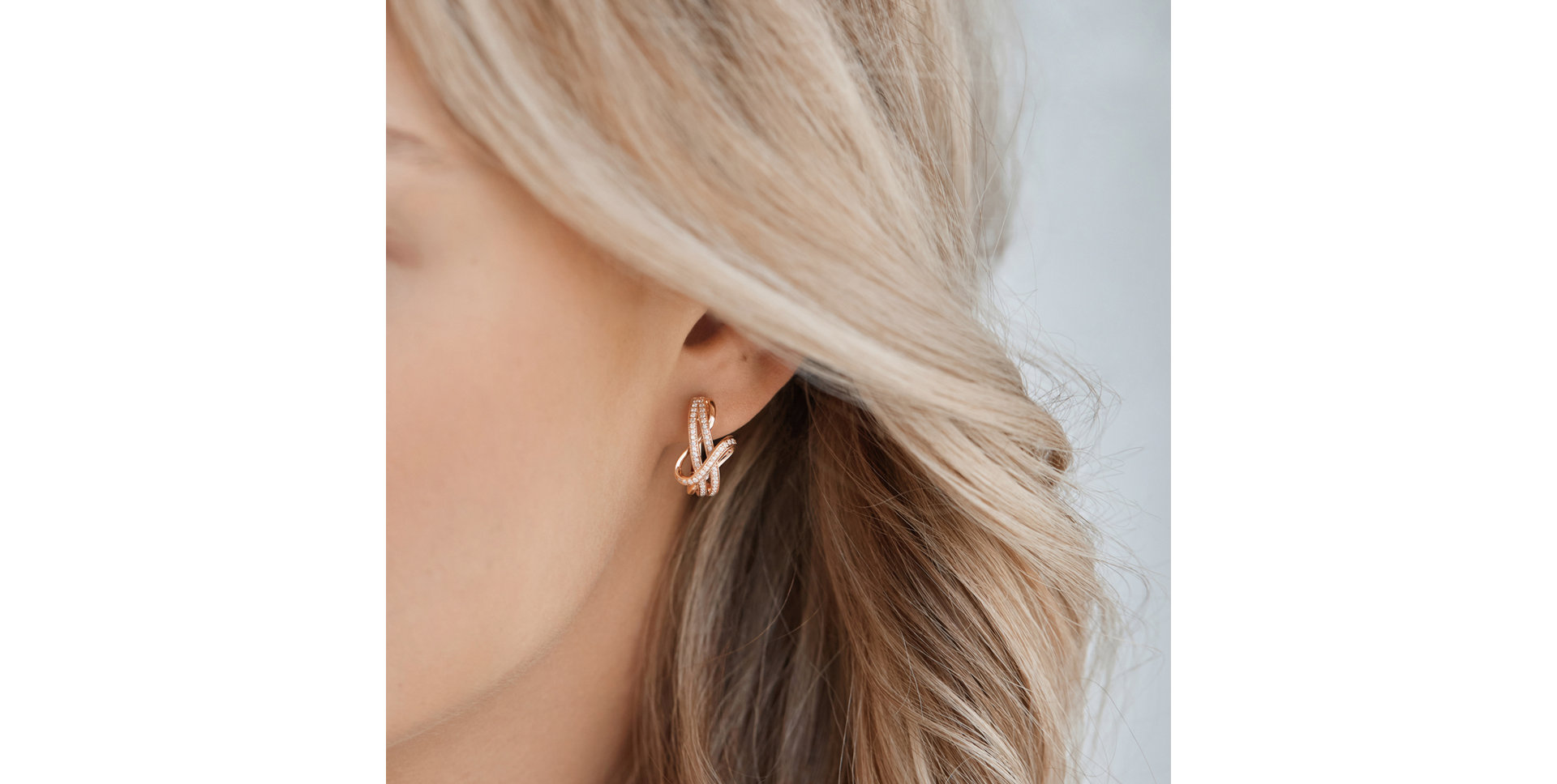 Diamond earrings Glittering Symphony