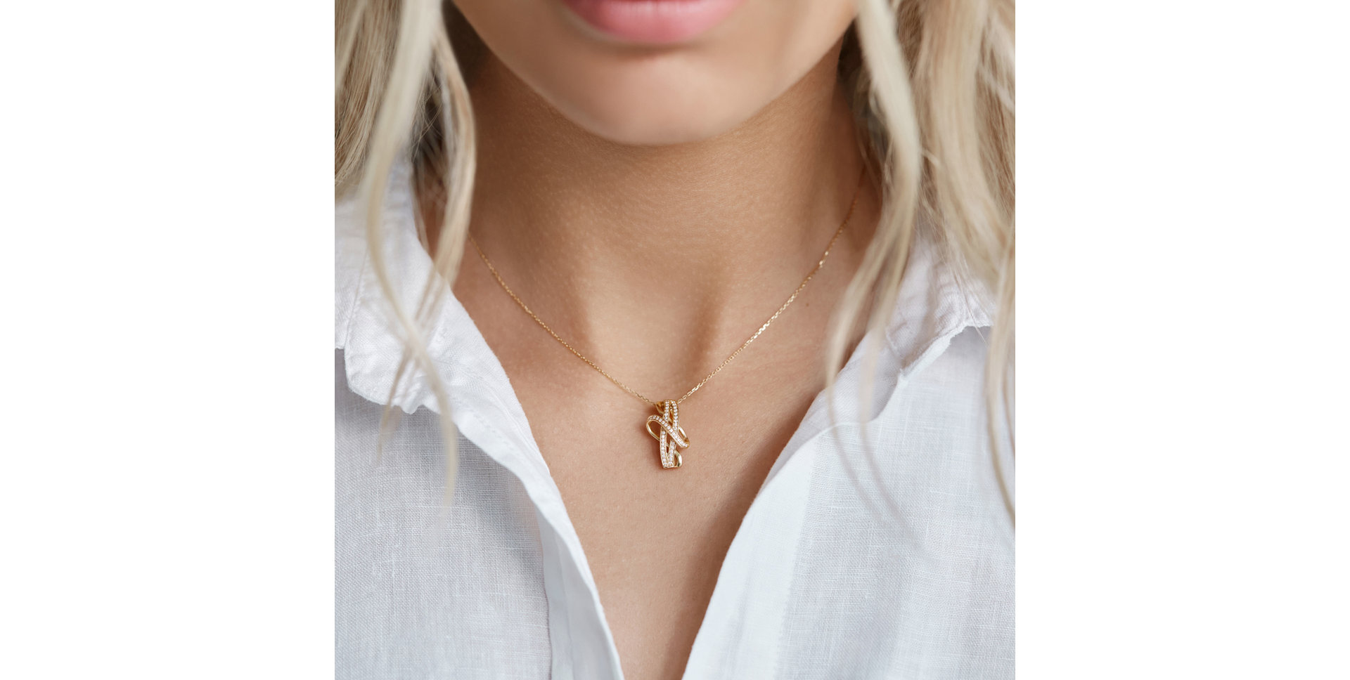 Diamond pendant Bundle of love