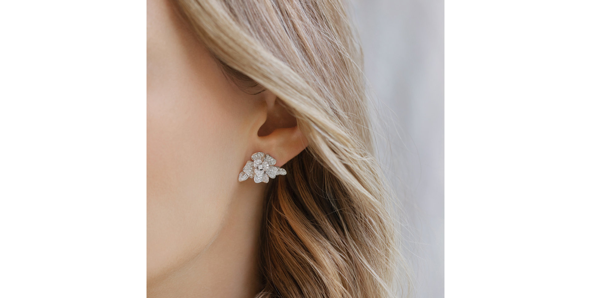 Diamond earrings Duchess Flower
