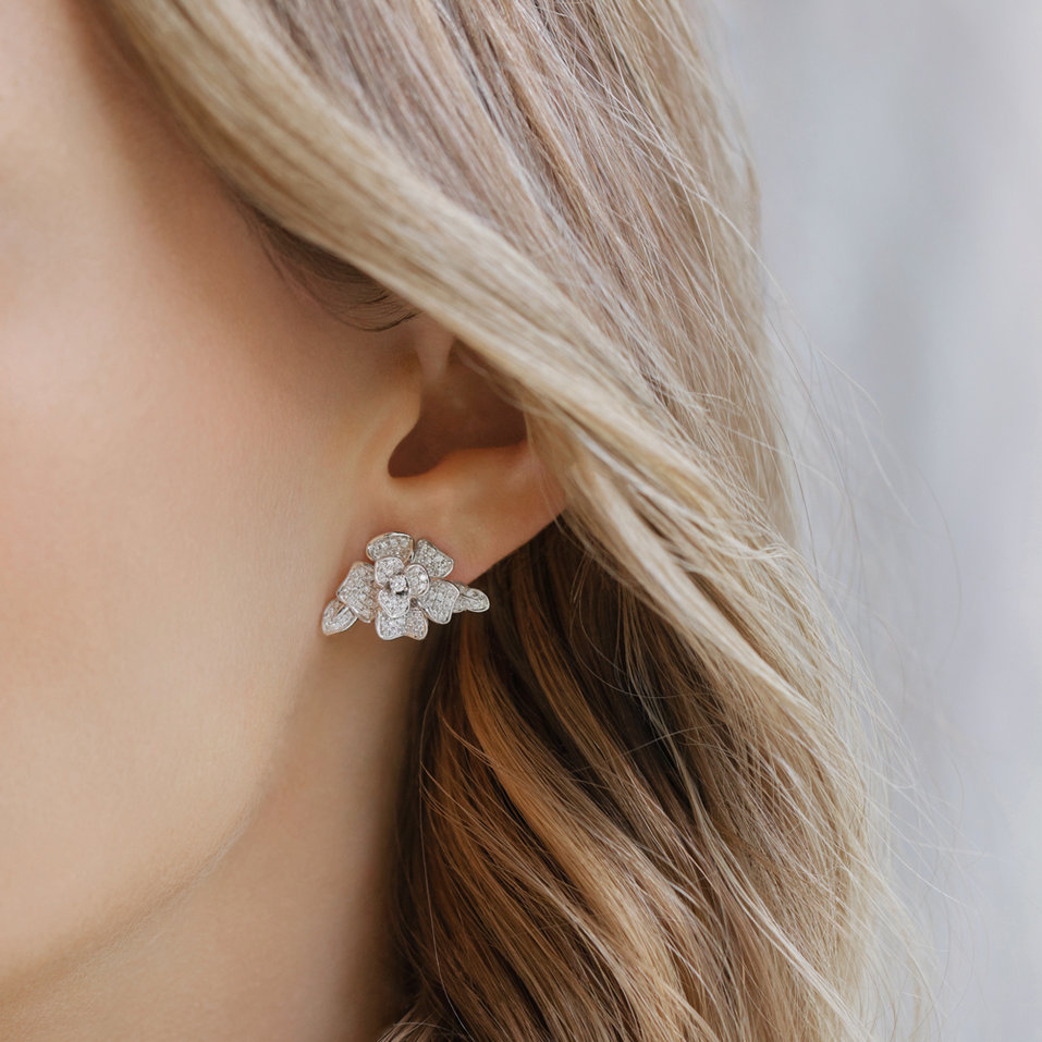 Diamond earrings Duchess Flower