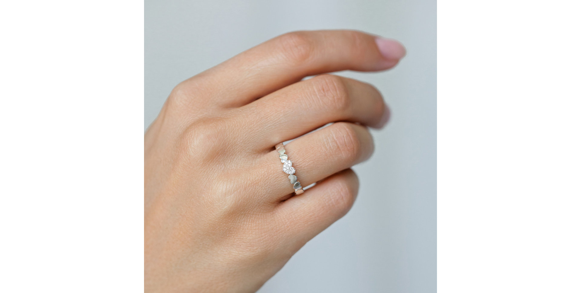 Diamond ring Heart Galaxy