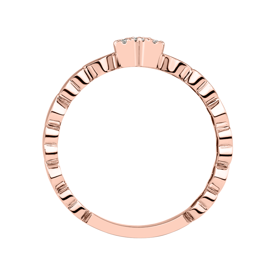 Diamond ring Heart Galaxy