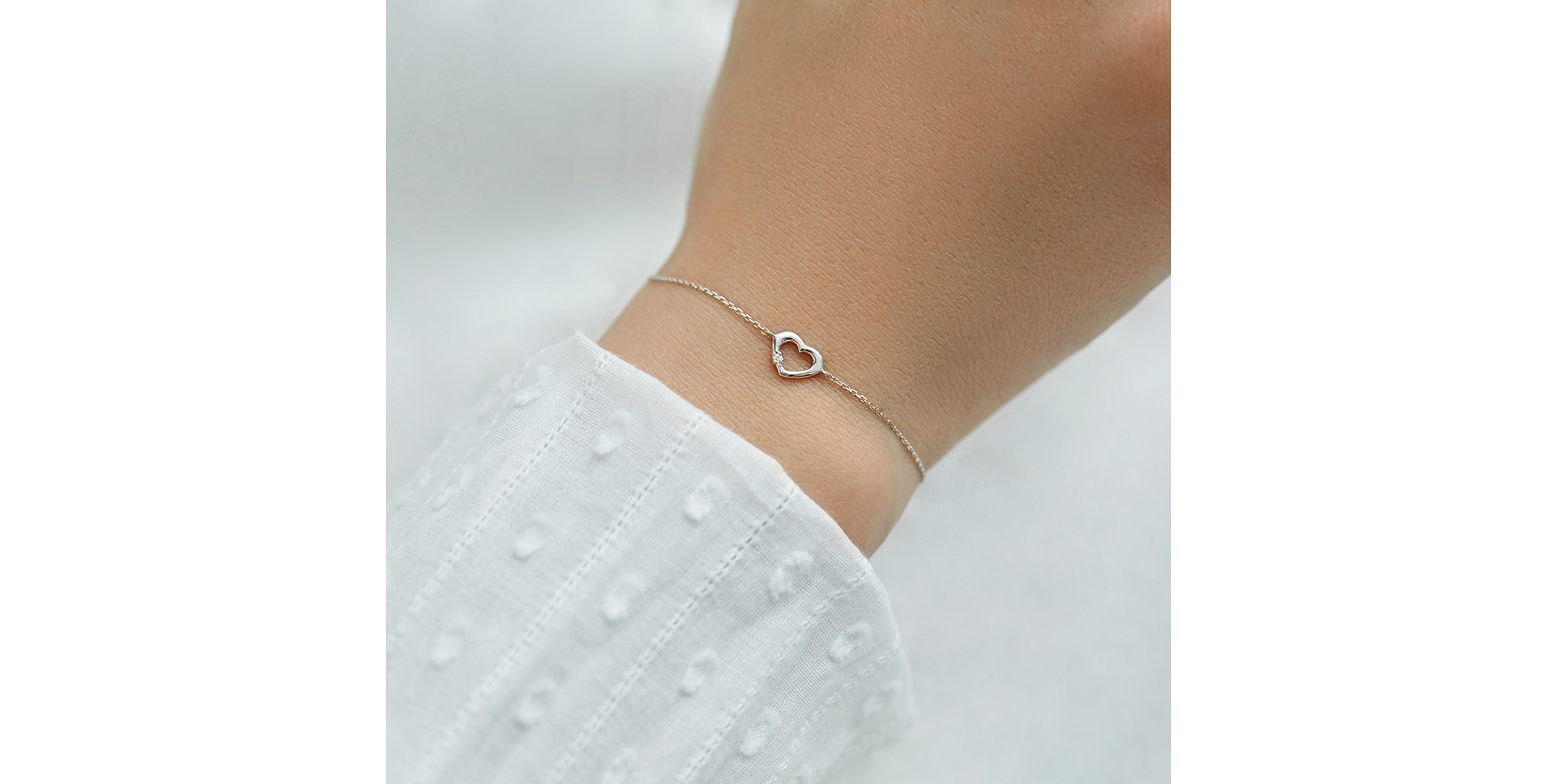 Diamond bracelet Sparkling Heart