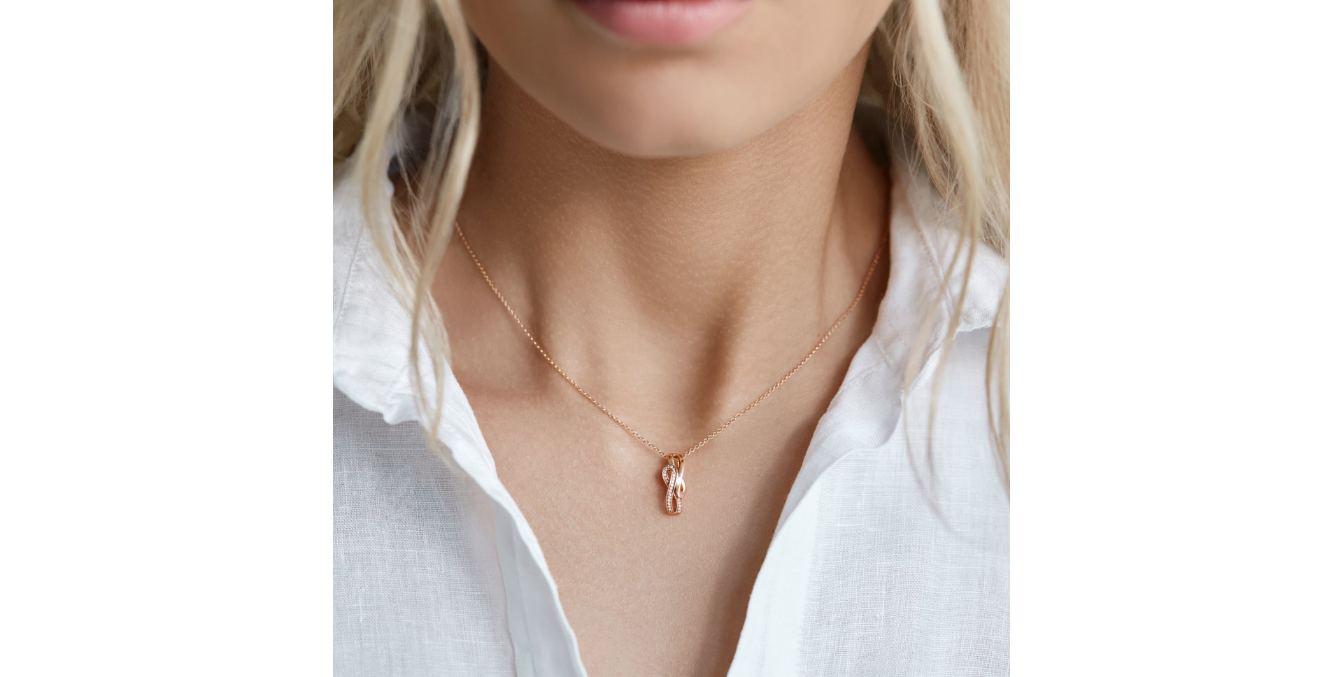 Diamond pendant Shiny Loop