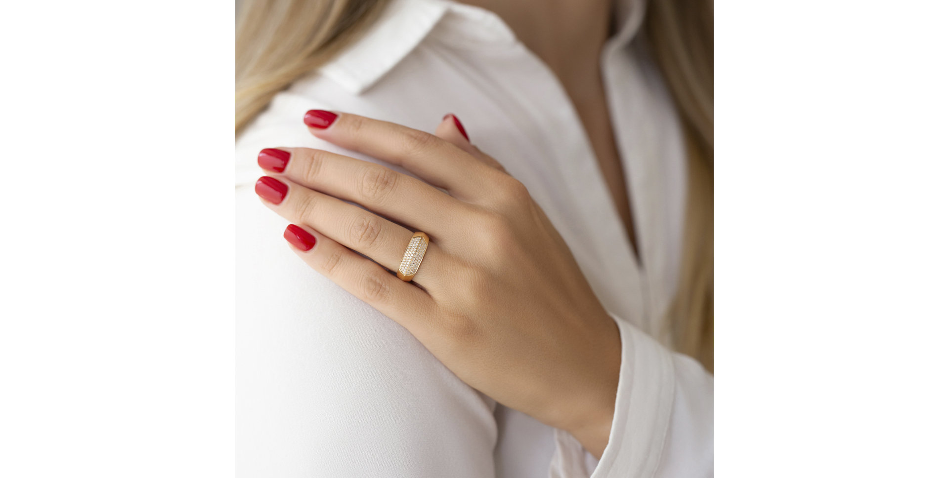 Diamond ring Shiny Button