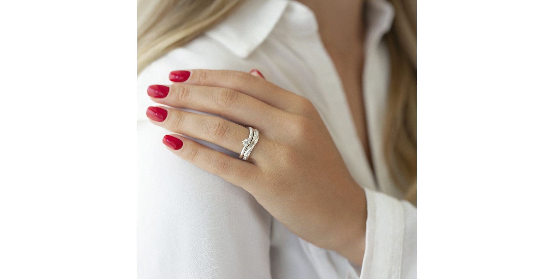 Diamond ring Love Line