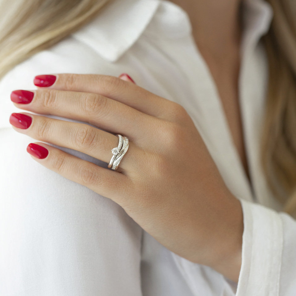 Diamond ring Love Line