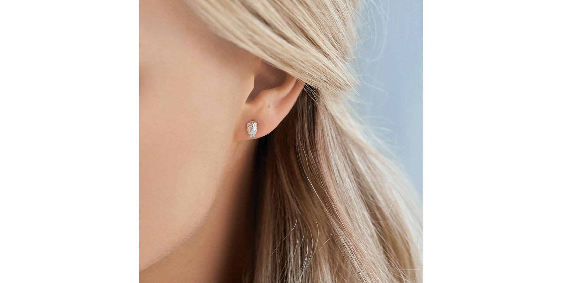 Diamond earrings Bright Owl