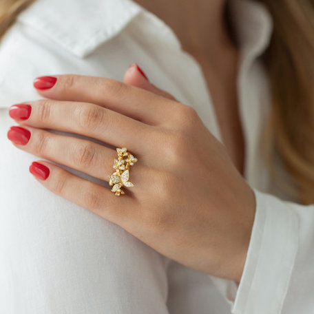 Diamond ring Fascinating Butterfly