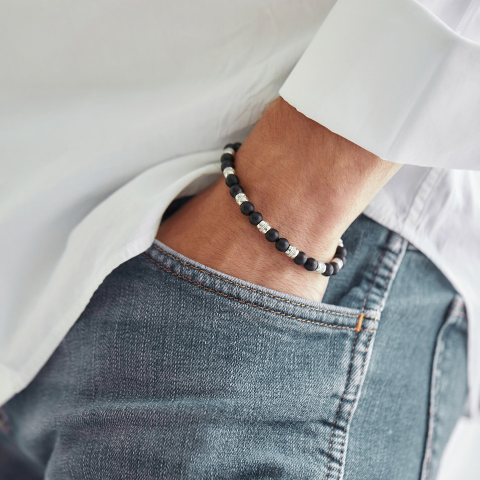 Diamond braclet with Agate Moonlight Jewel