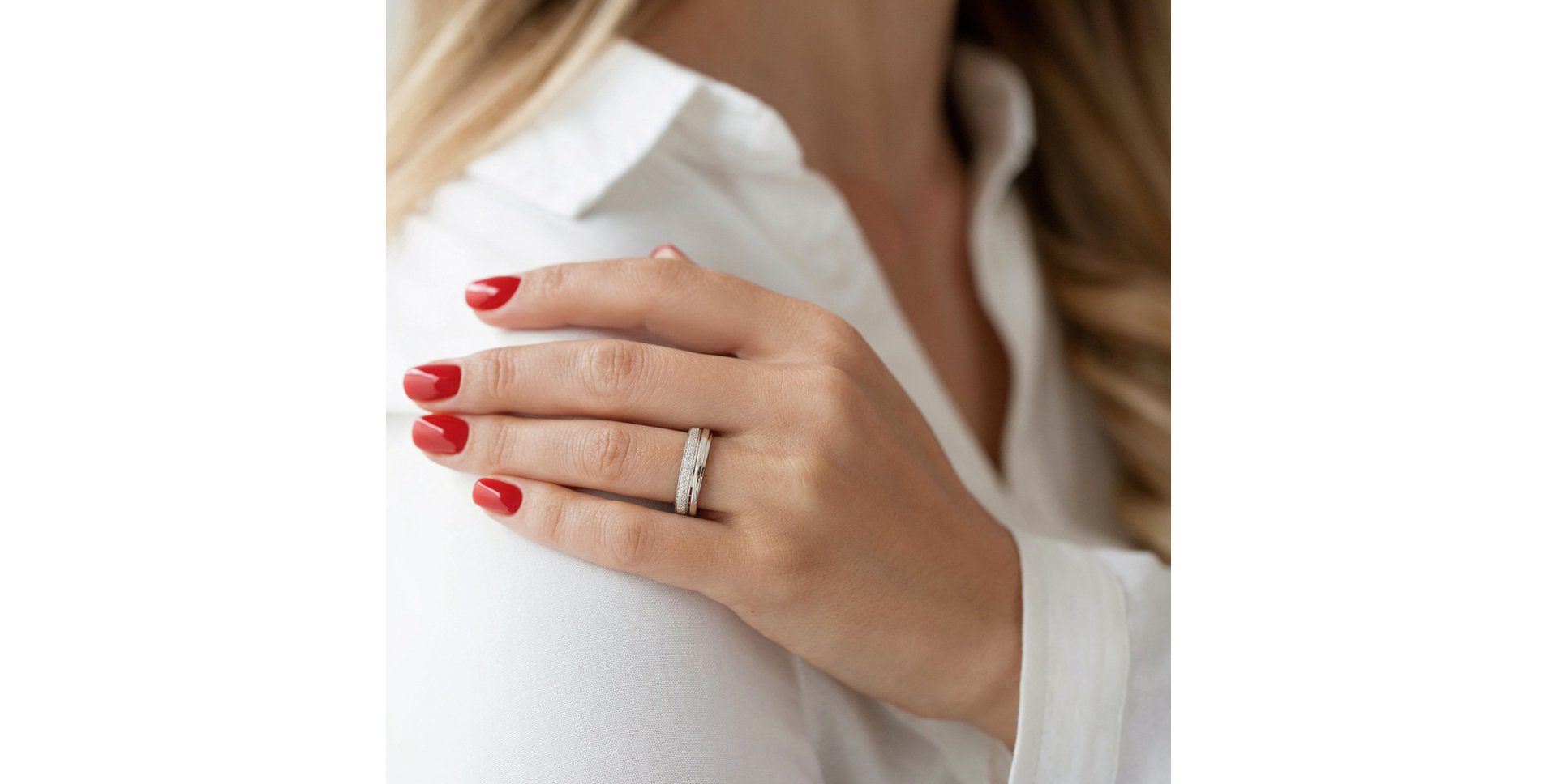 Diamond ring Dream Ribbon