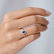Diamond ring with Sapphire Princess4