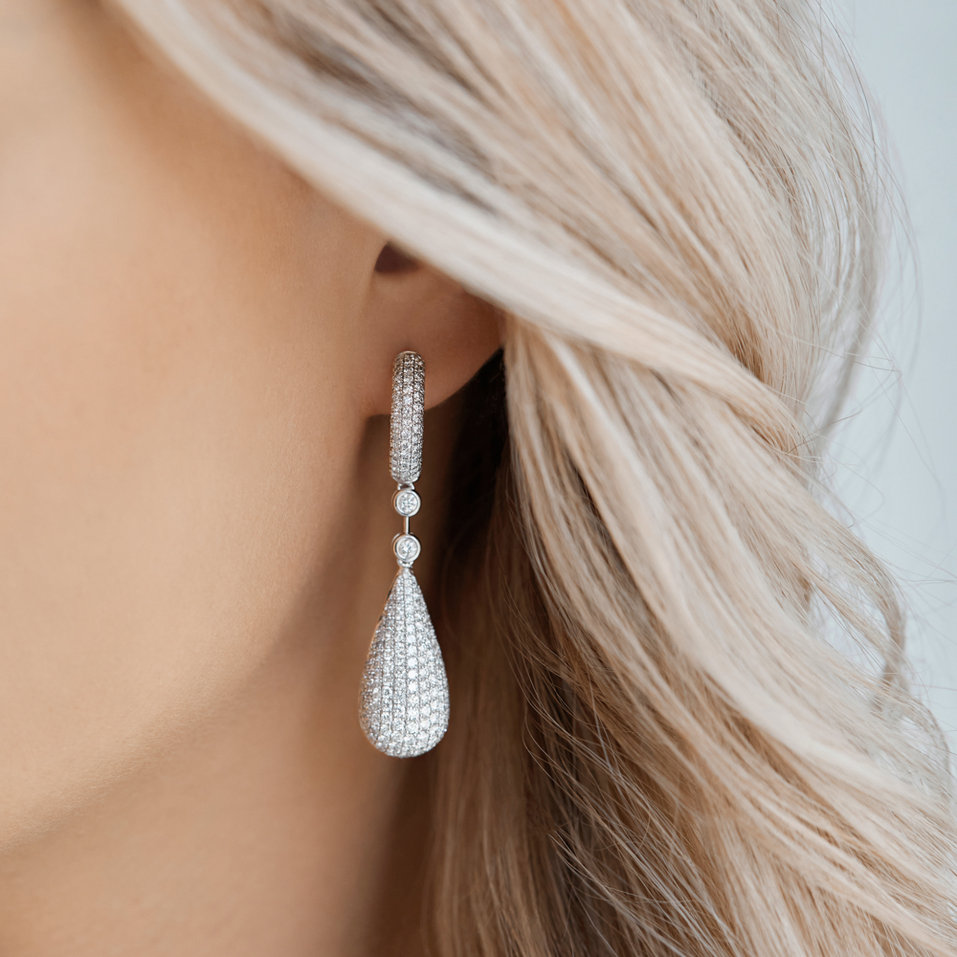 Diamond earrings Festive Drops