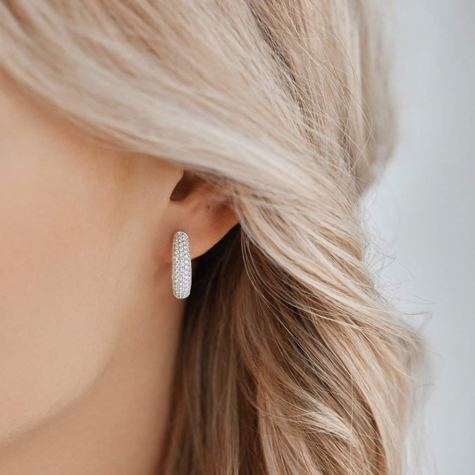 Diamond earrings Inferno Rain