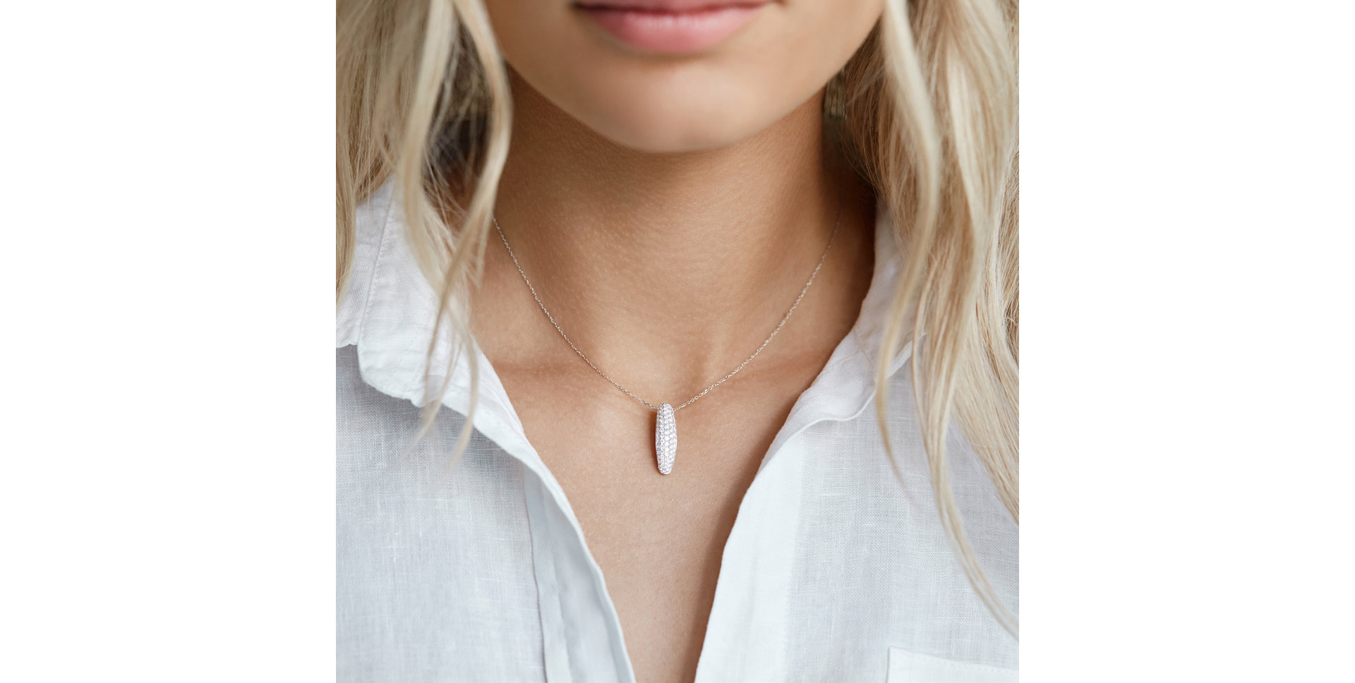 Diamond pendant Inferno Moonlight