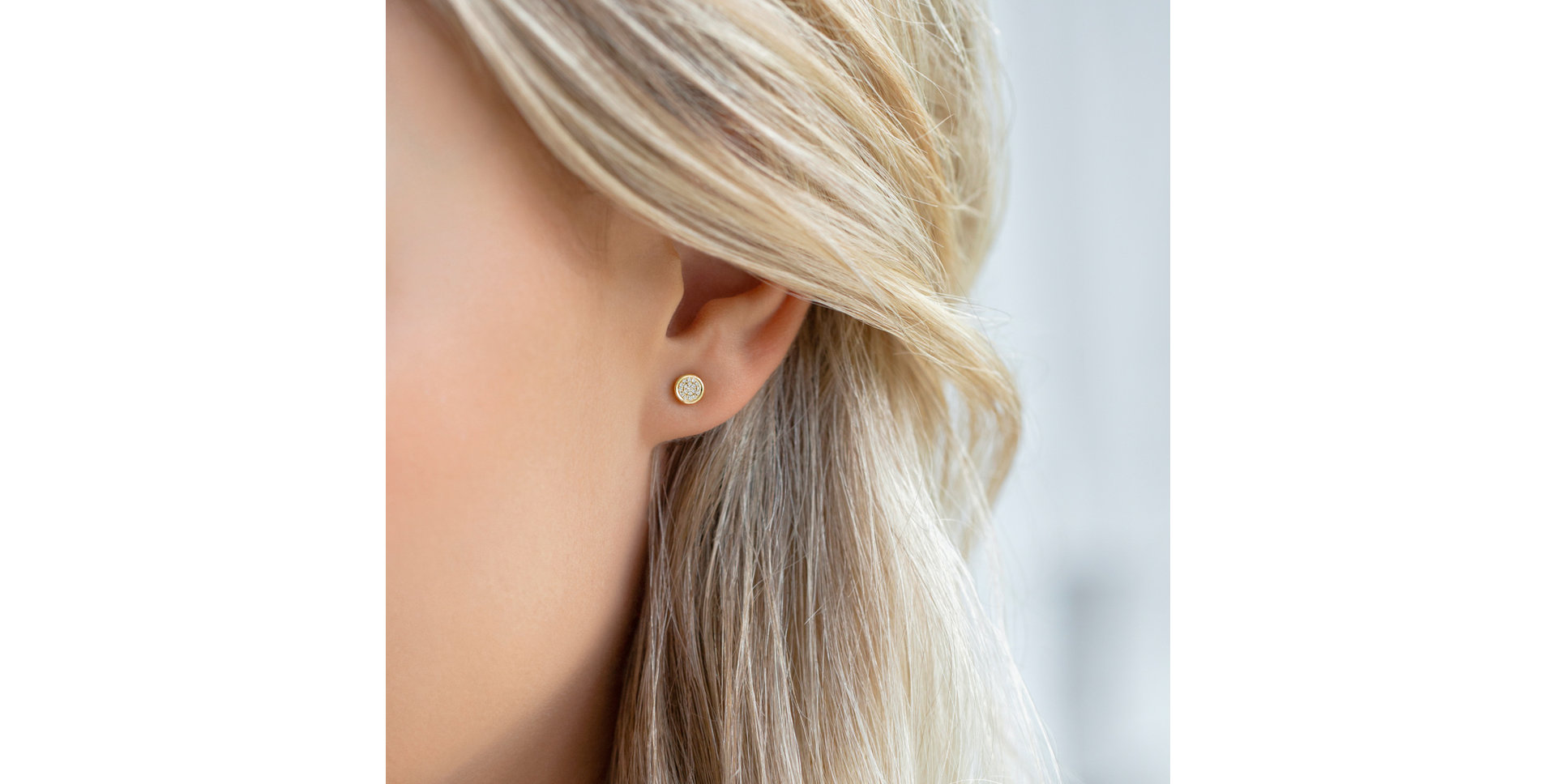 Diamond earrings Endless Circle