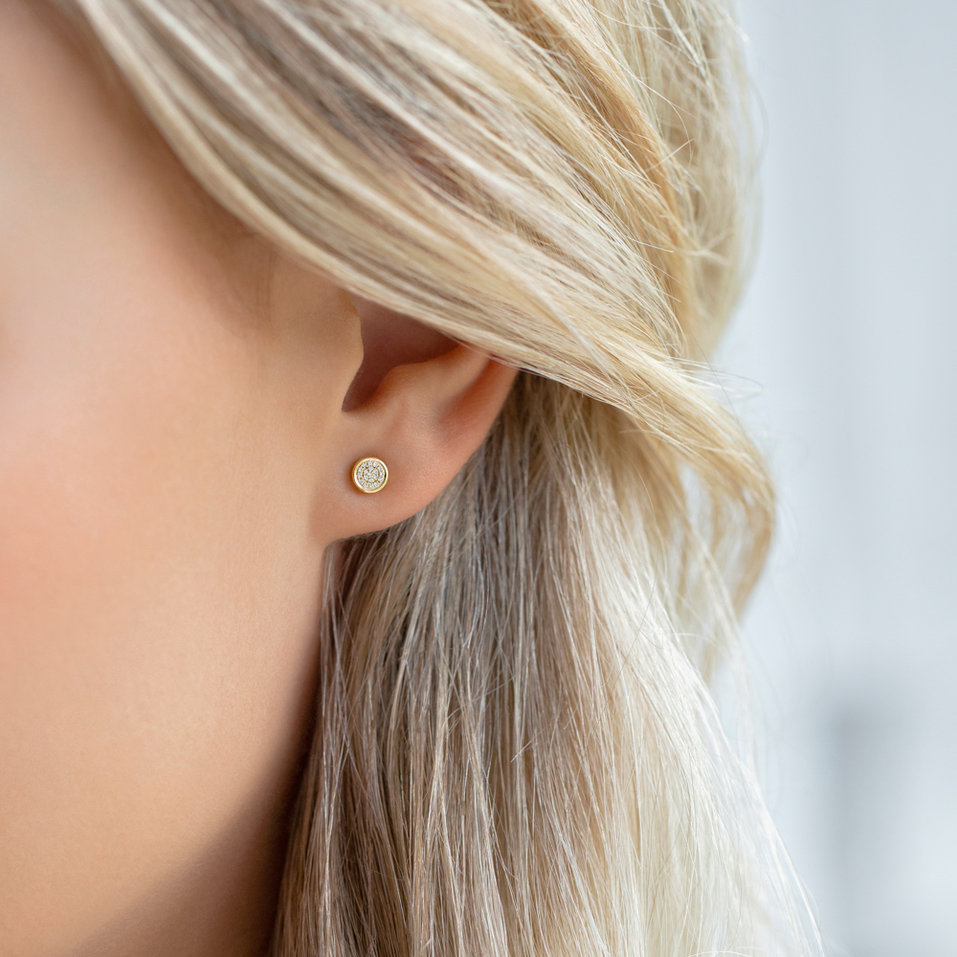 Diamond earrings Endless Circle