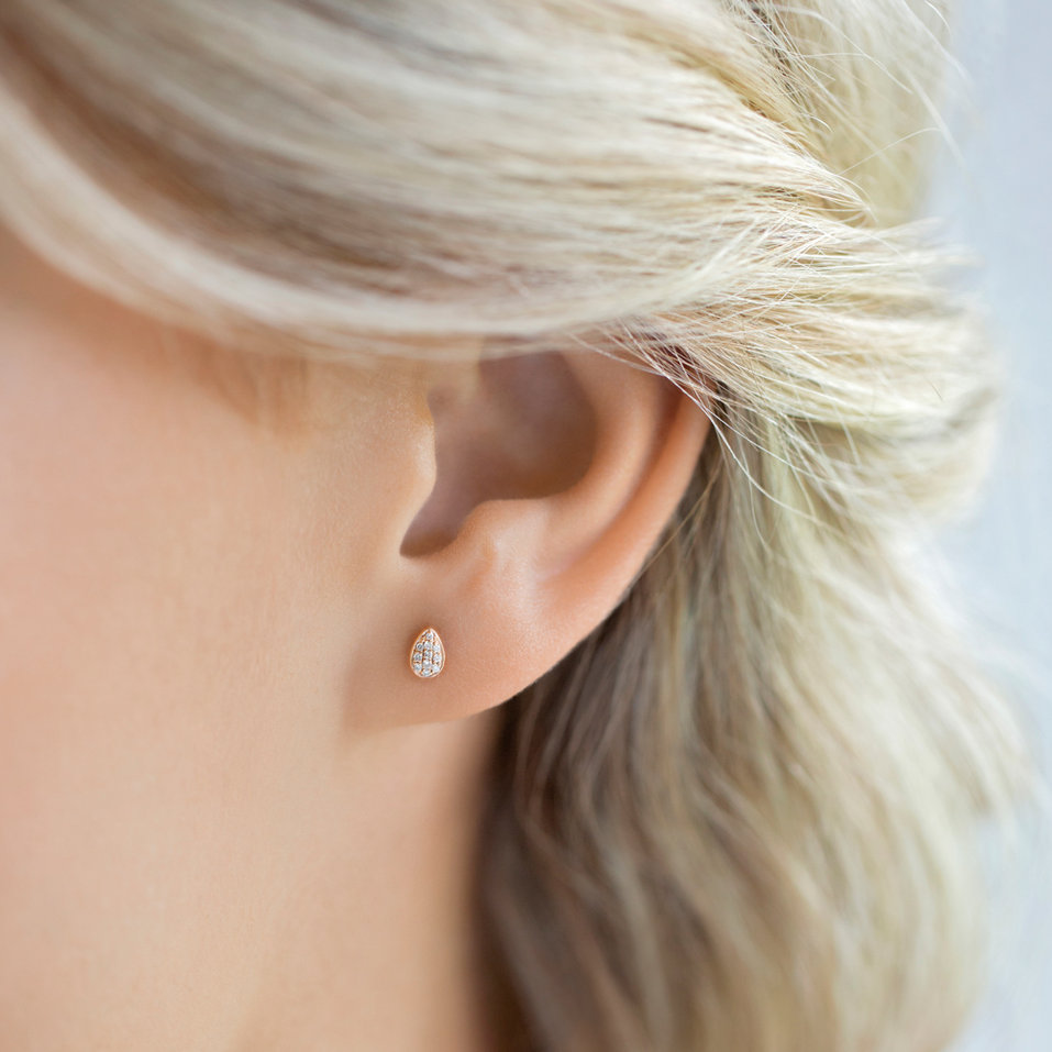 Diamond earrings Endless Drop