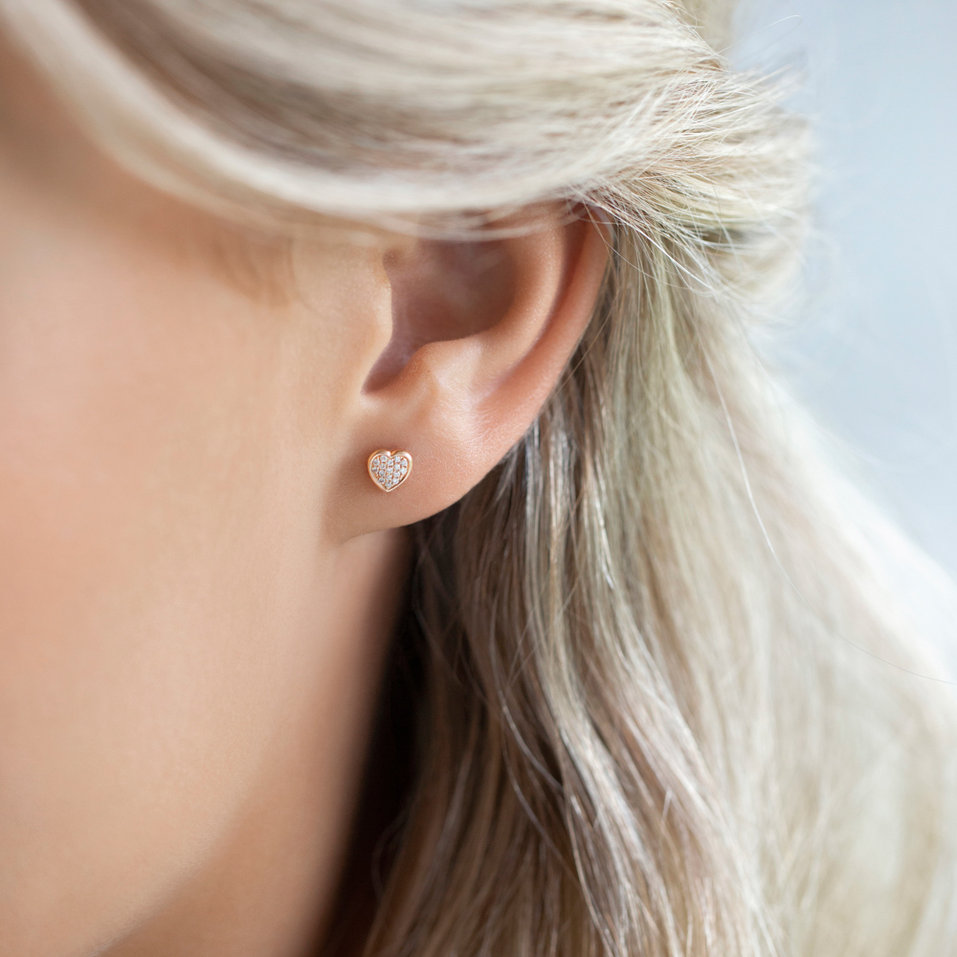 Diamond earrings Endless Love