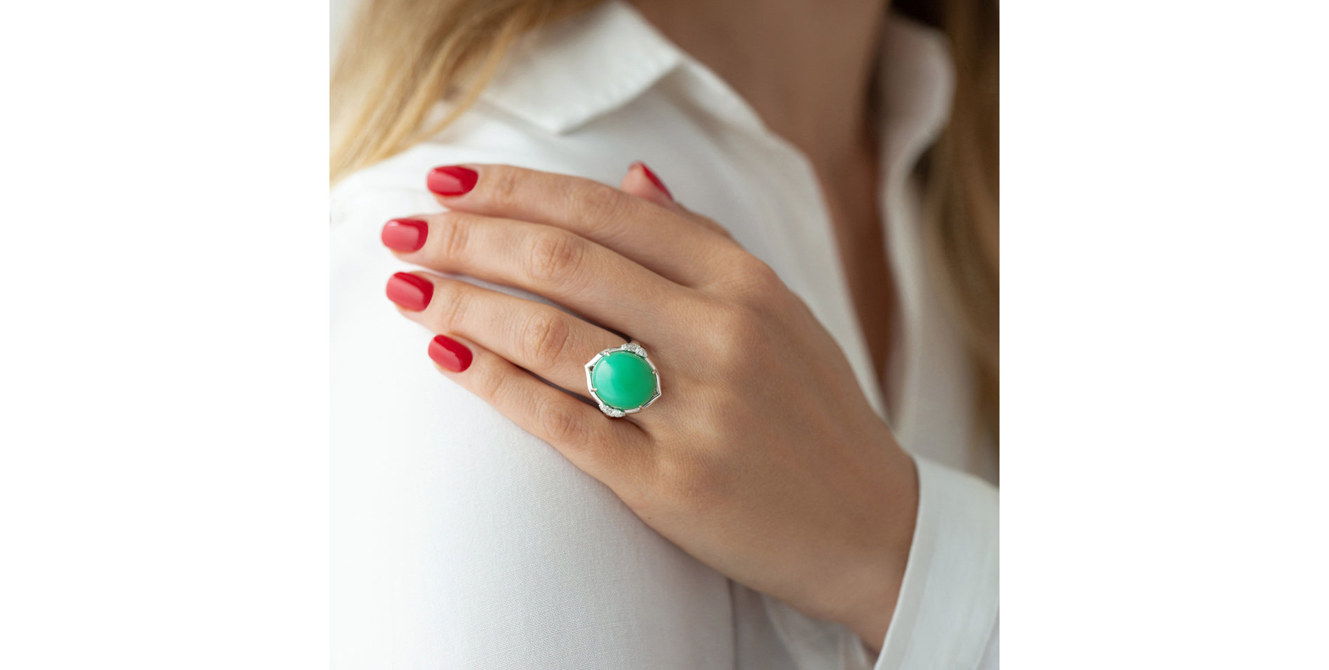 Diamond ring with Citrine Sunny Delight