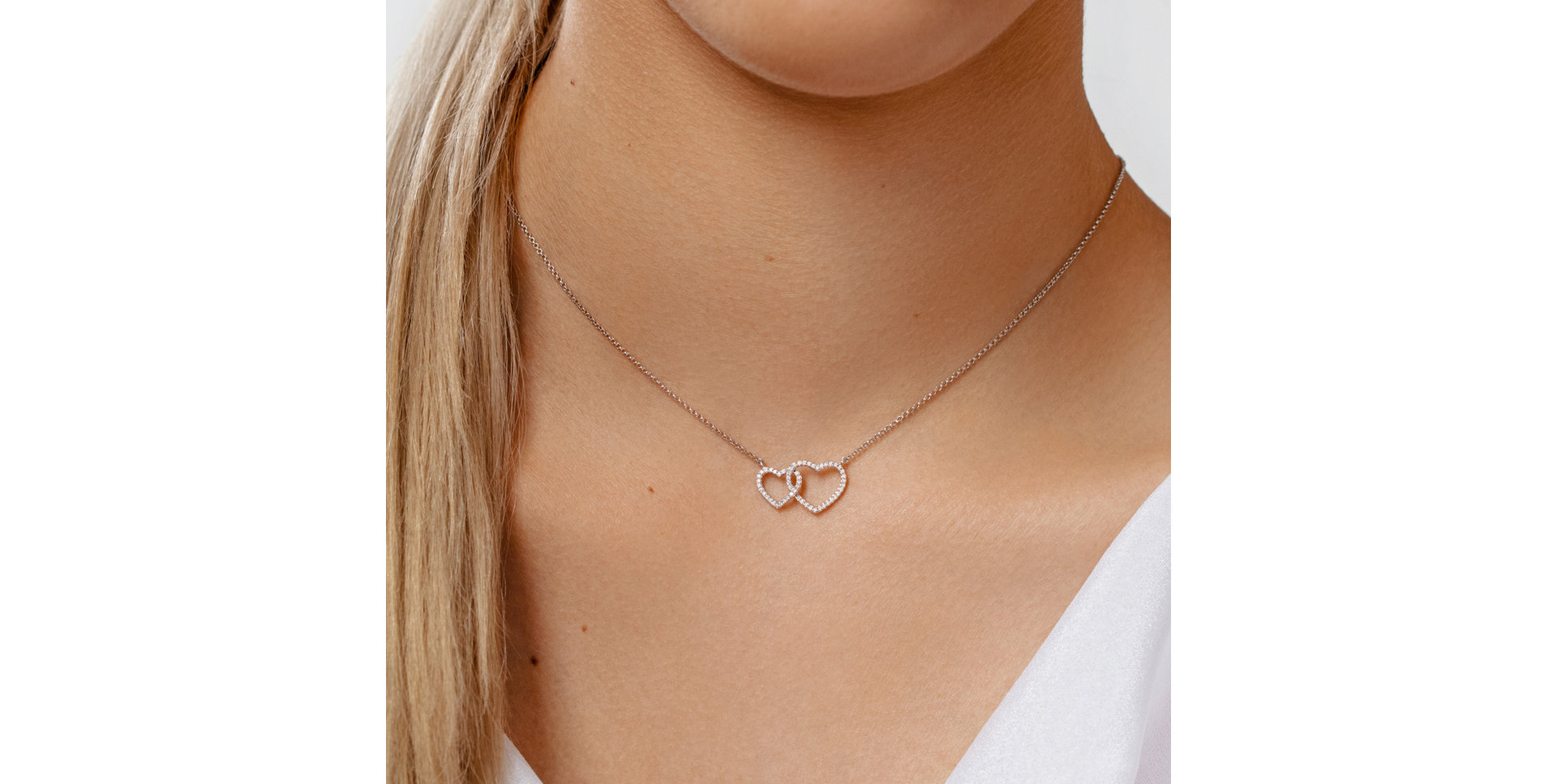 Diamond necklace Hearts