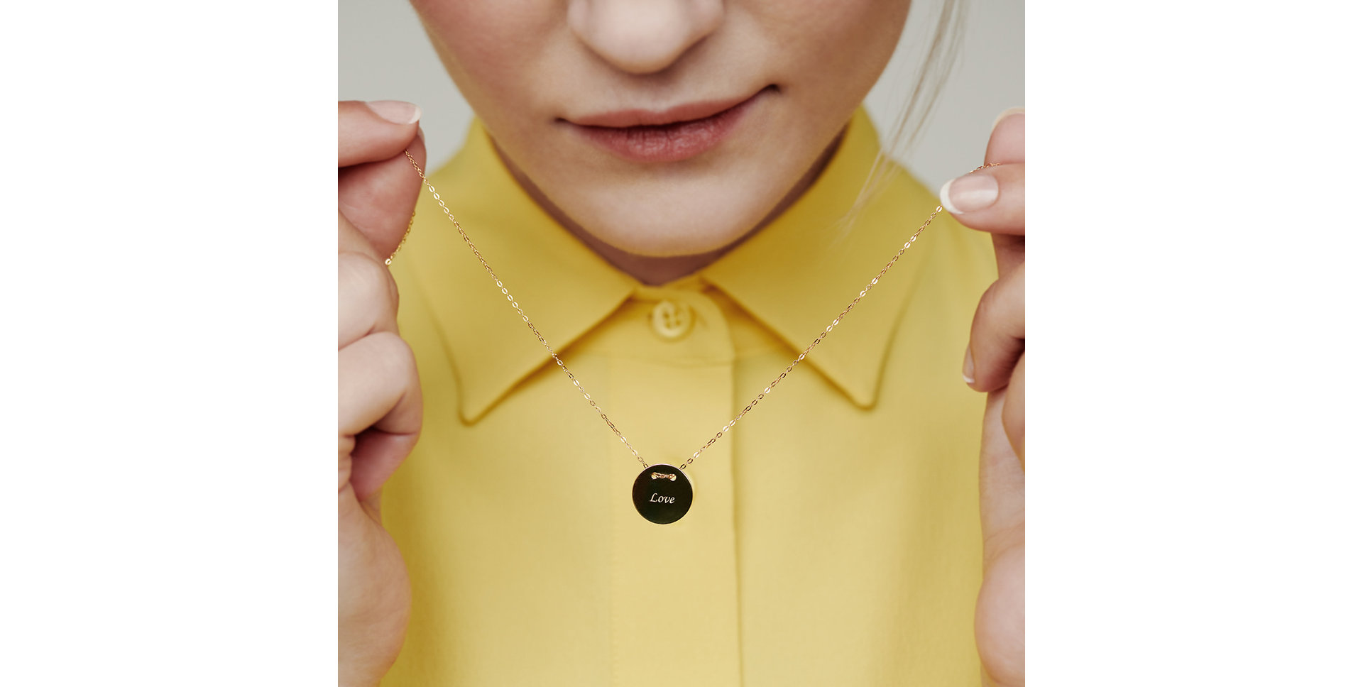 Diamond necklace Love Splendor