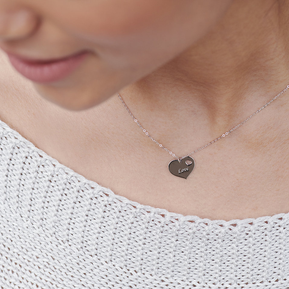 Diamond necklace Double Love