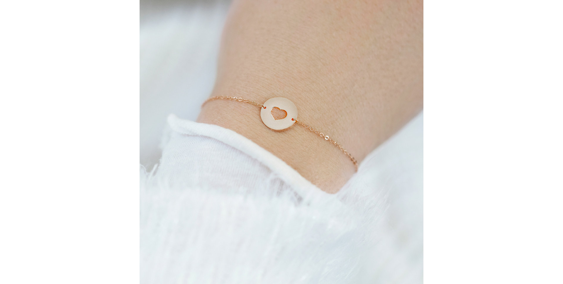 Diamond bracelet Signature Heart