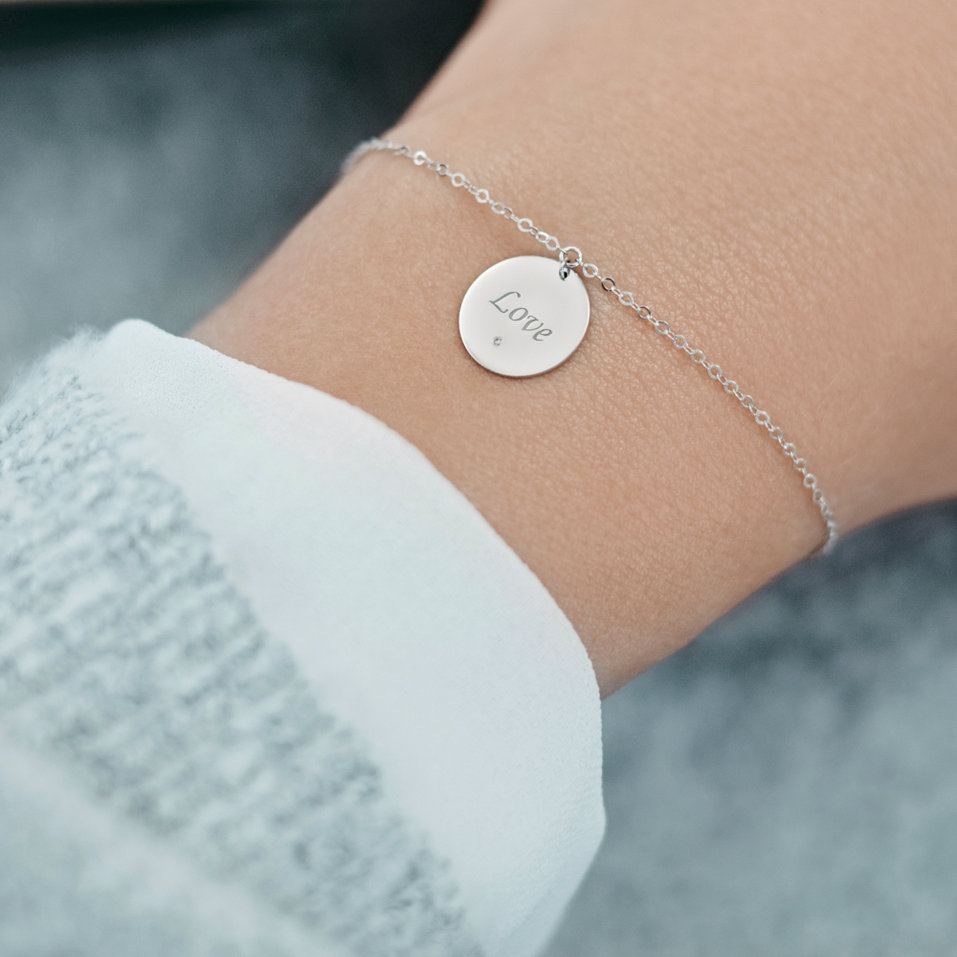Diamond bracelet Love