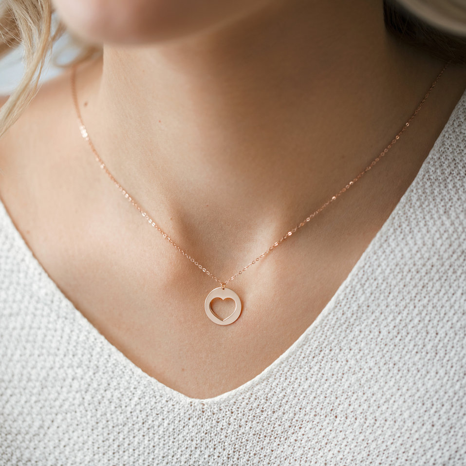 Diamond necklace Signature Heart