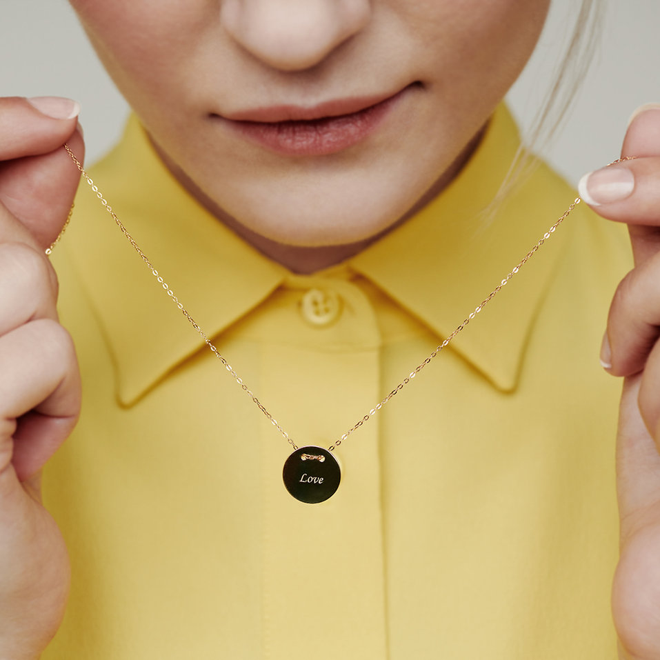 Diamond necklace Love Splendor