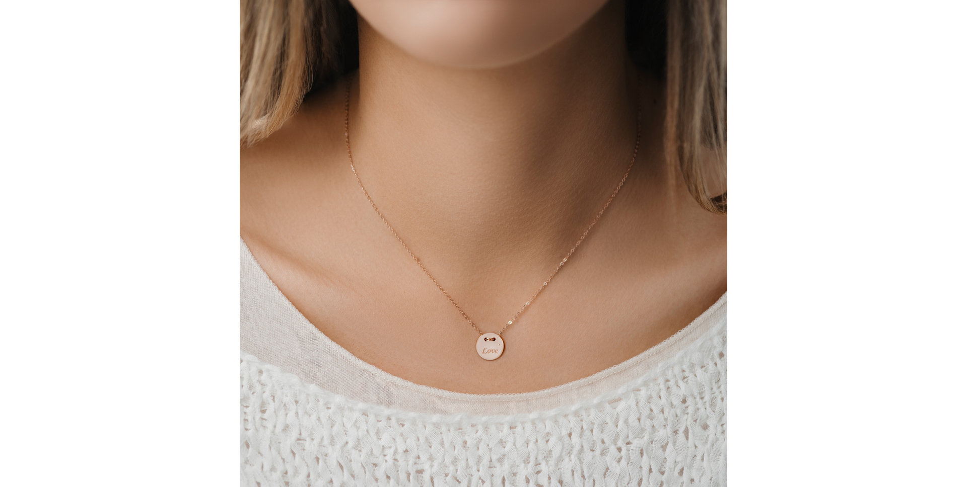 Diamond necklace Love Splendor