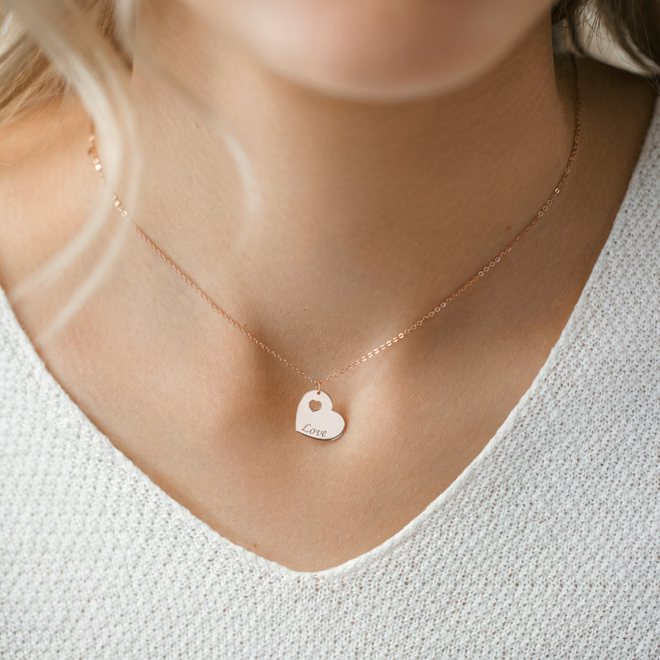 Diamond necklace Double Love