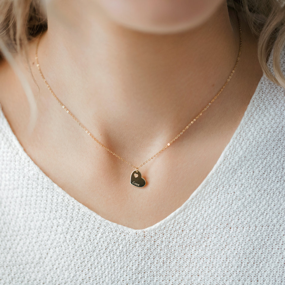 Diamond necklace Passion Heart