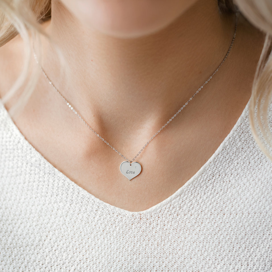 Diamond necklace Endless Love