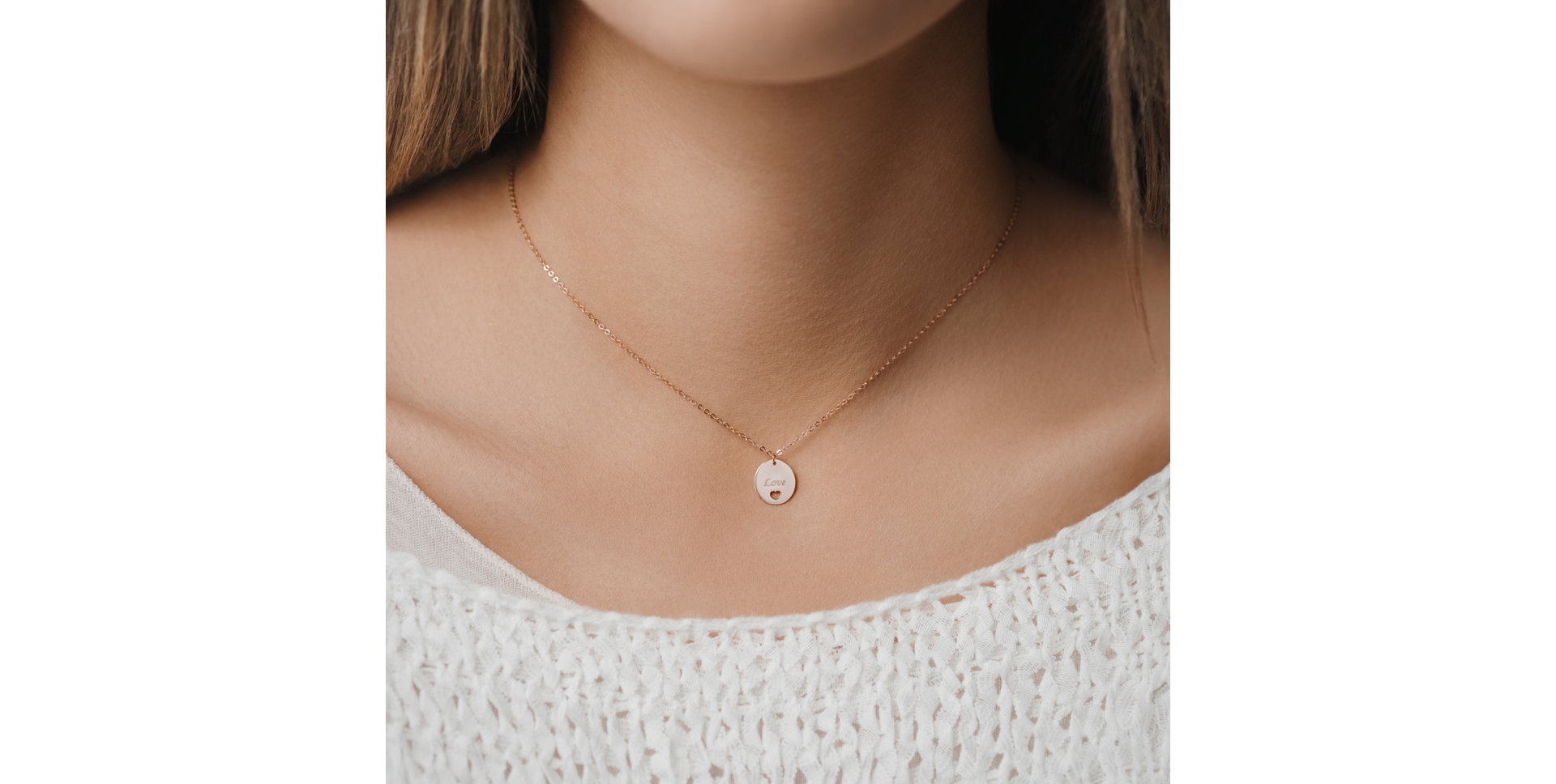 Diamond necklace Amour Signature