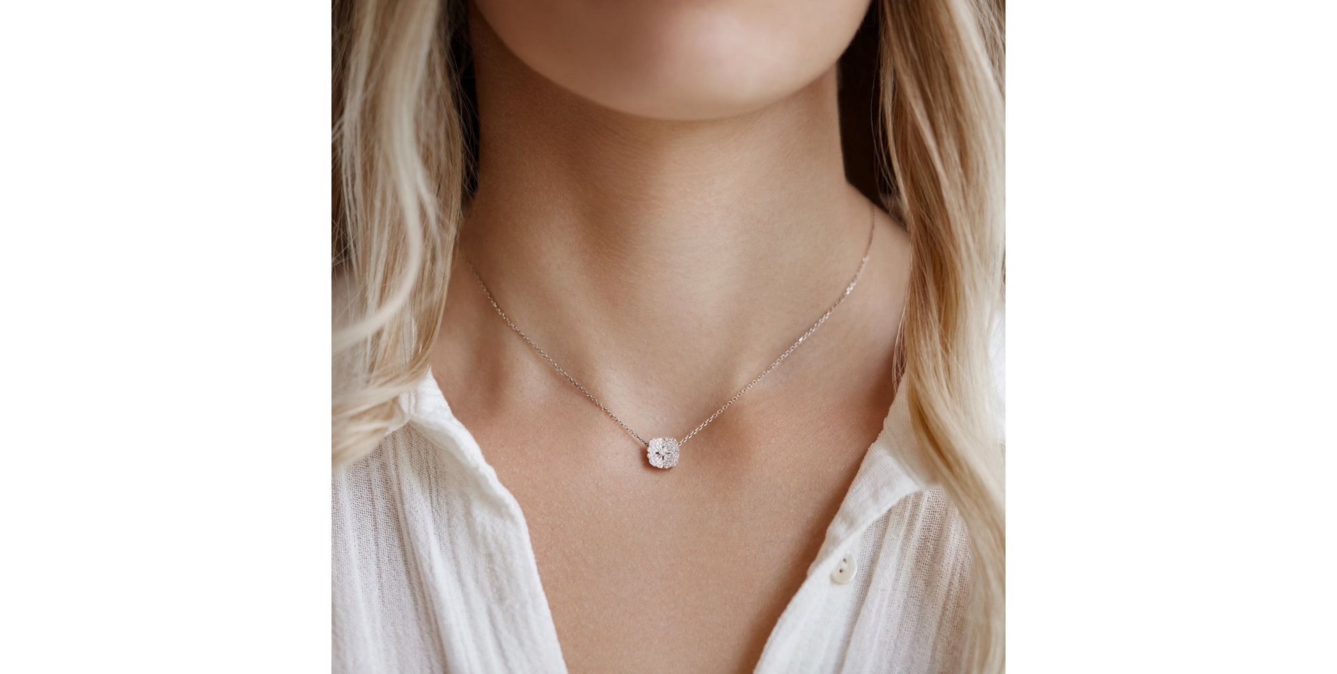 Diamond pendant Diamond Bouquet