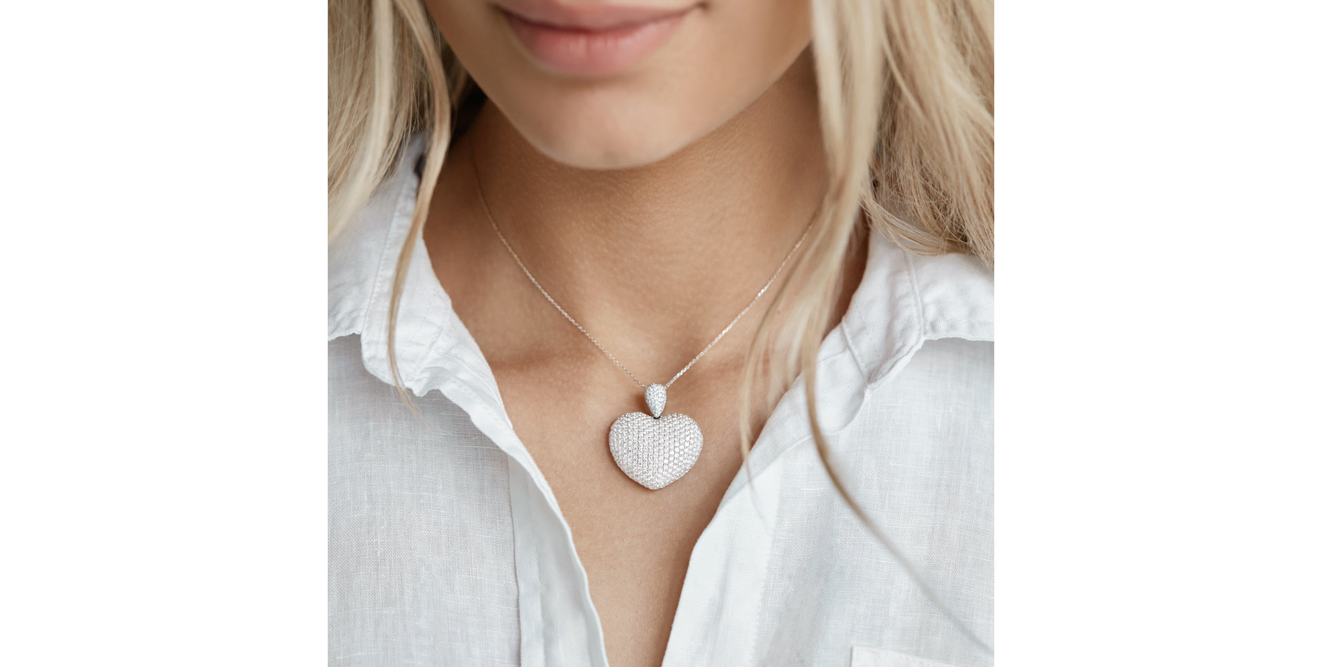 Diamond pendant Heart Brilliance