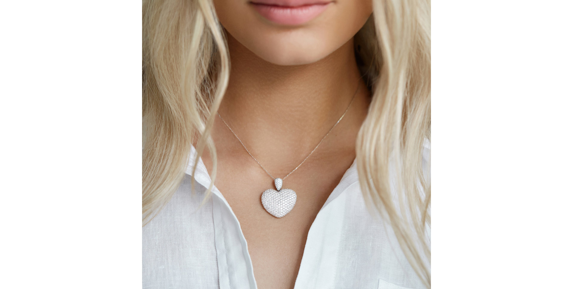 Diamond pendant Heart Brilliance