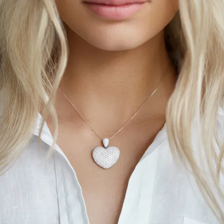 Diamond pendant Heart Brilliance
